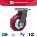 Russet Color PU Wheel Swivel Heavy Duty Rodízio